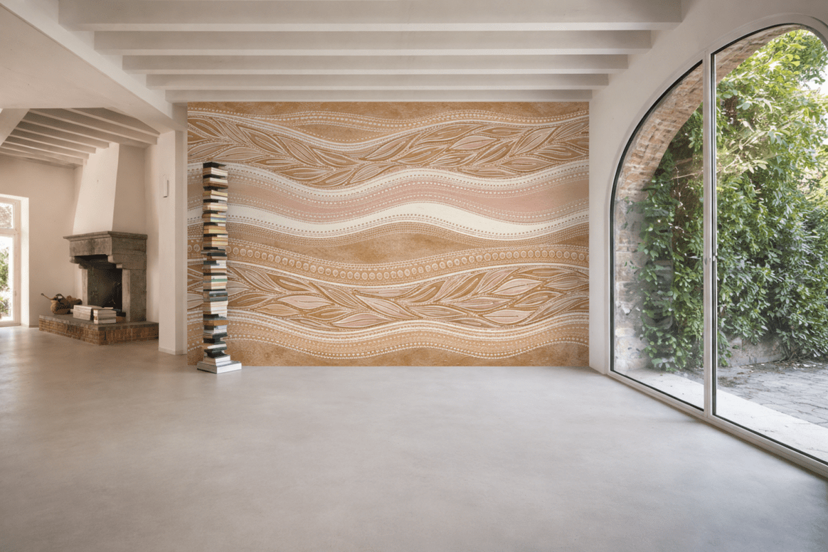 Wavy Leaf Tapestry