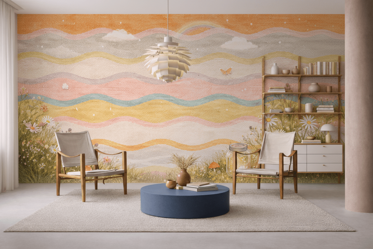 Whimsical Meadow Waves