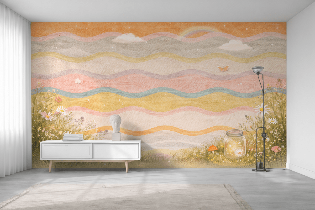 Whimsical Meadow Waves