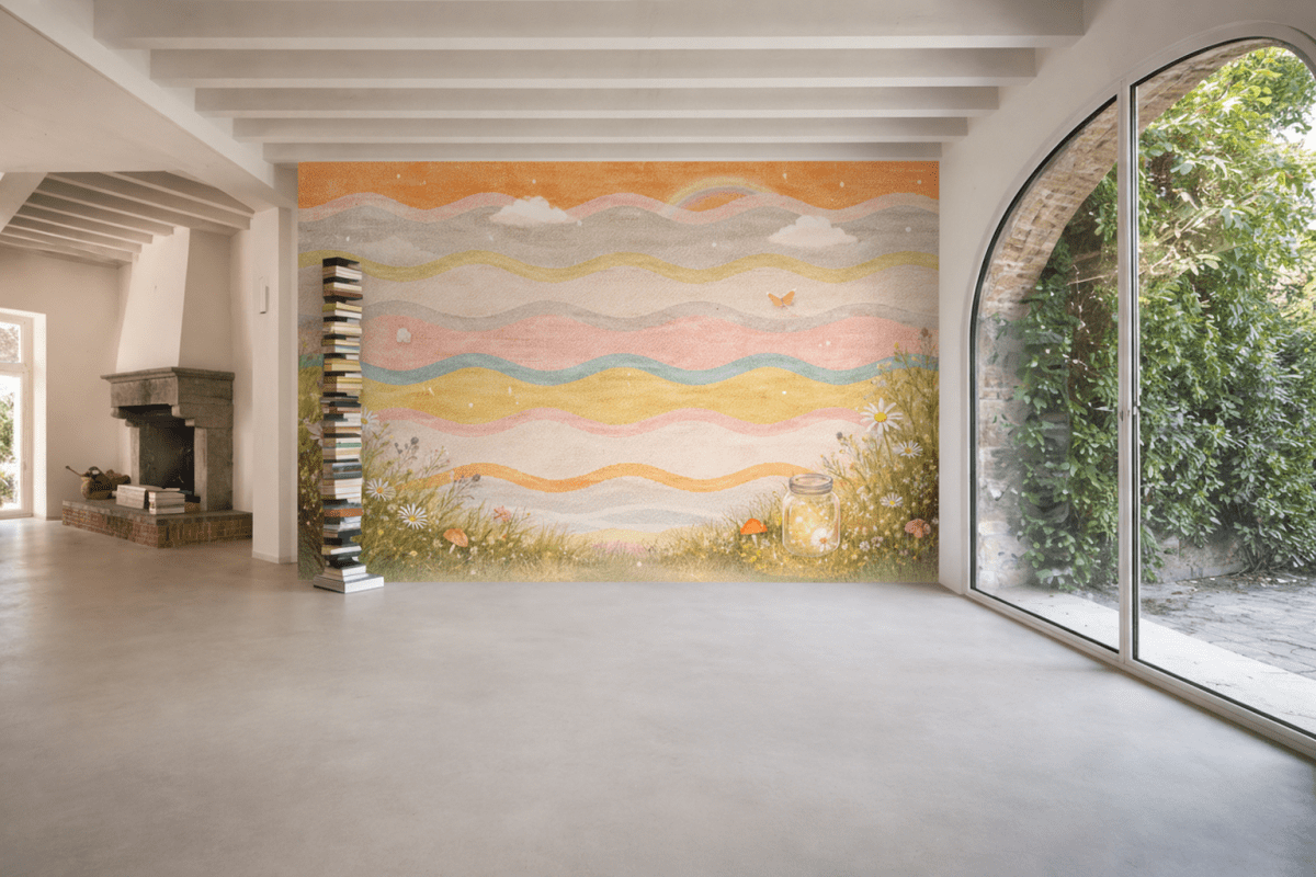 Whimsical Meadow Waves