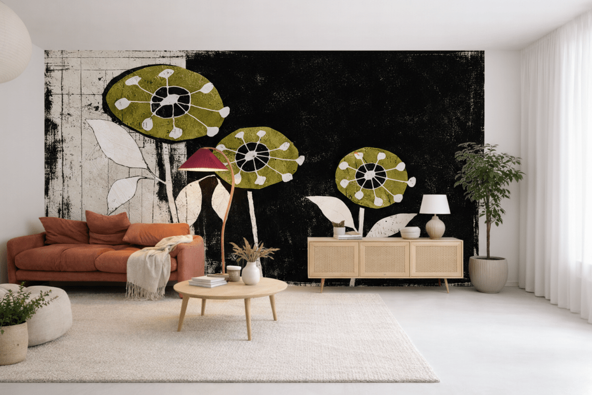 Charming Flora Silhouette