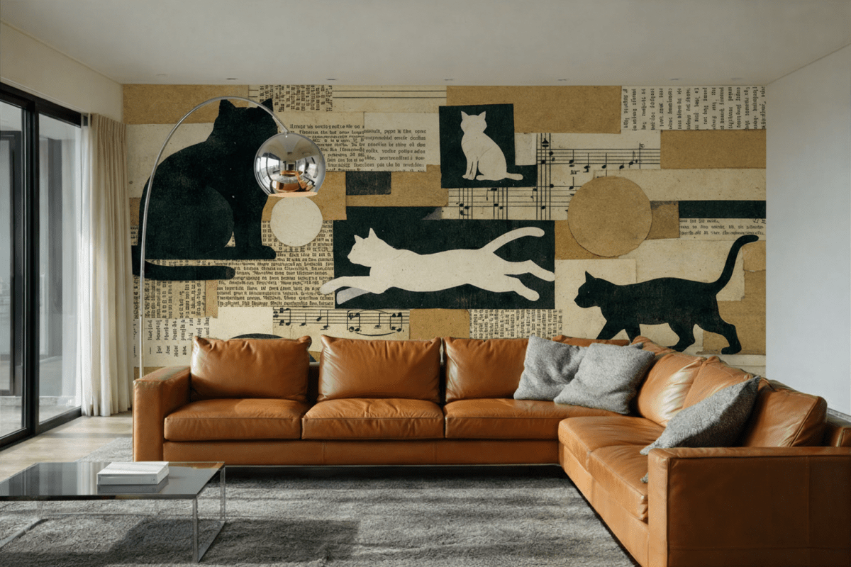 Feline Collage Study