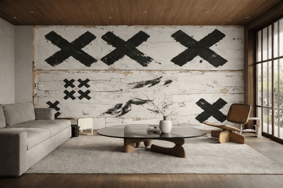 X Marked Canvas