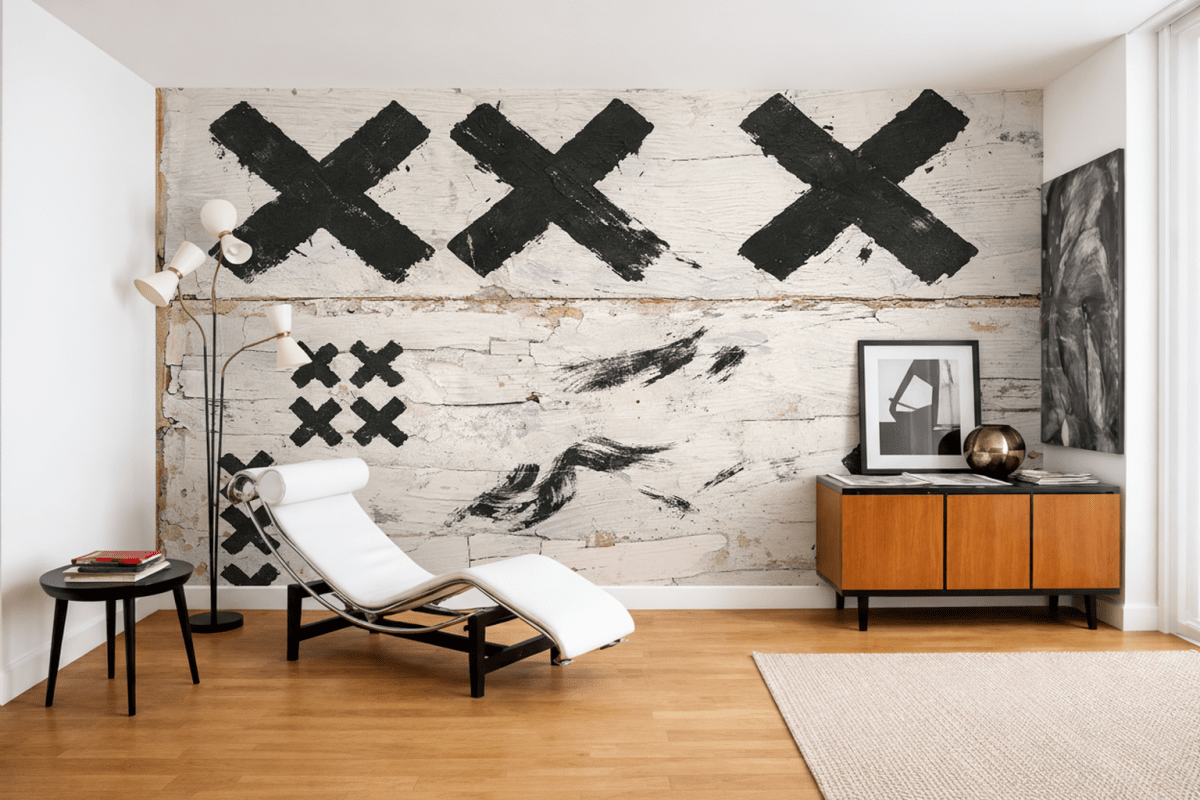 X Marked Canvas