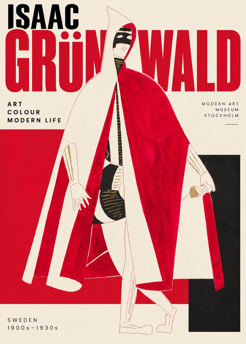 Isaac Grünewald Costume Design I No2 - Poster