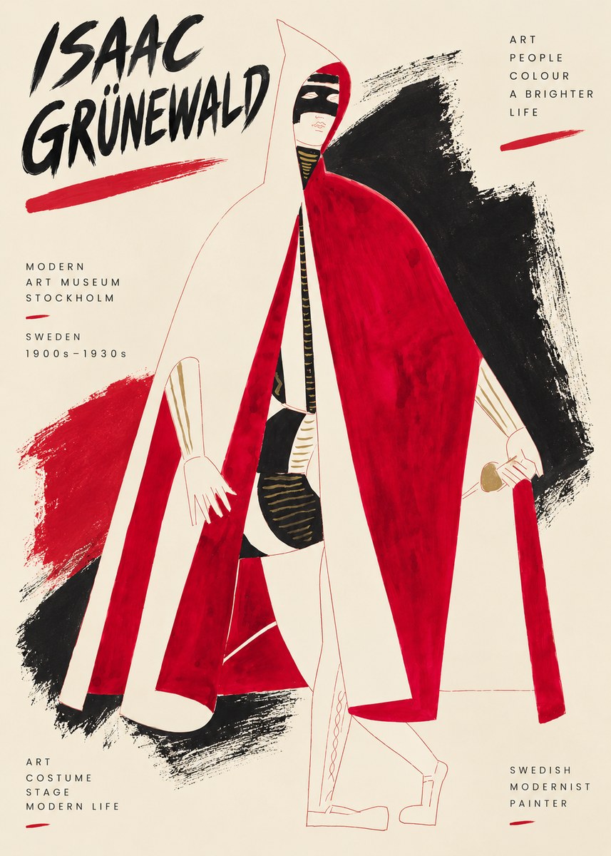 Isaac Grünewald Costume Design I No3 - Poster