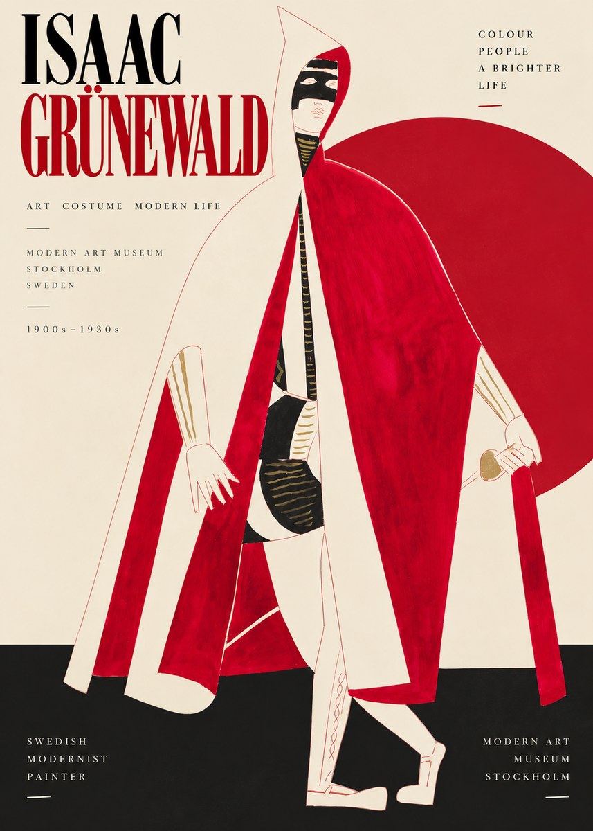Isaac Grünewald Costume Design I No4 - Poster