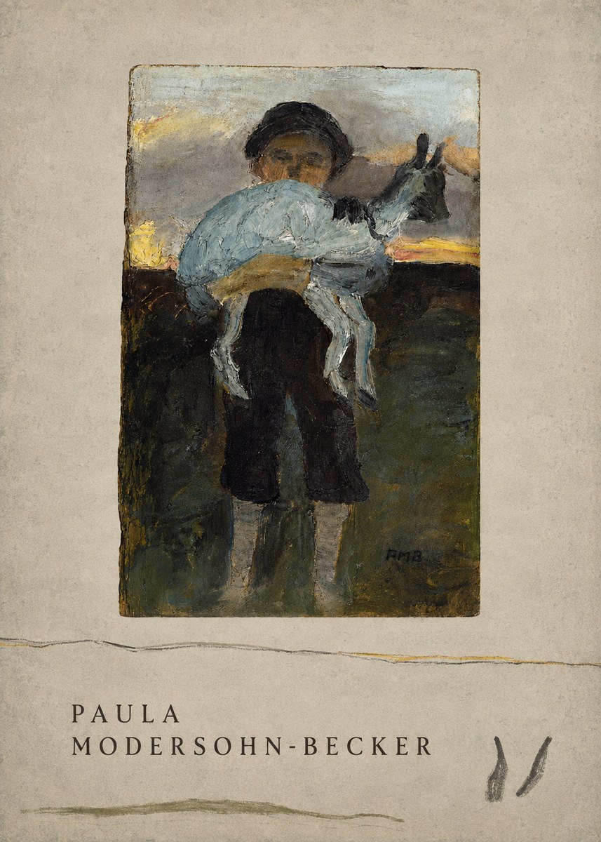 Paula Modersohn-Becker Boy with Goat No5 - Poster