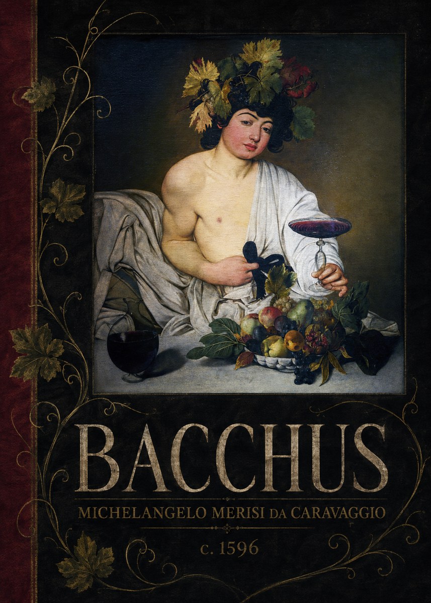 Michelangelo Merisi da Caravaggio Bacchus I No2 - Poster