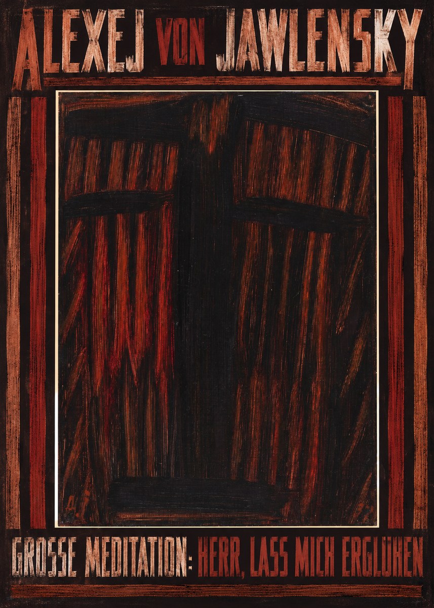Alexej von Jawlensky Grosse Meditation: Herr, Lass Mich Erglühen No4 - Poster