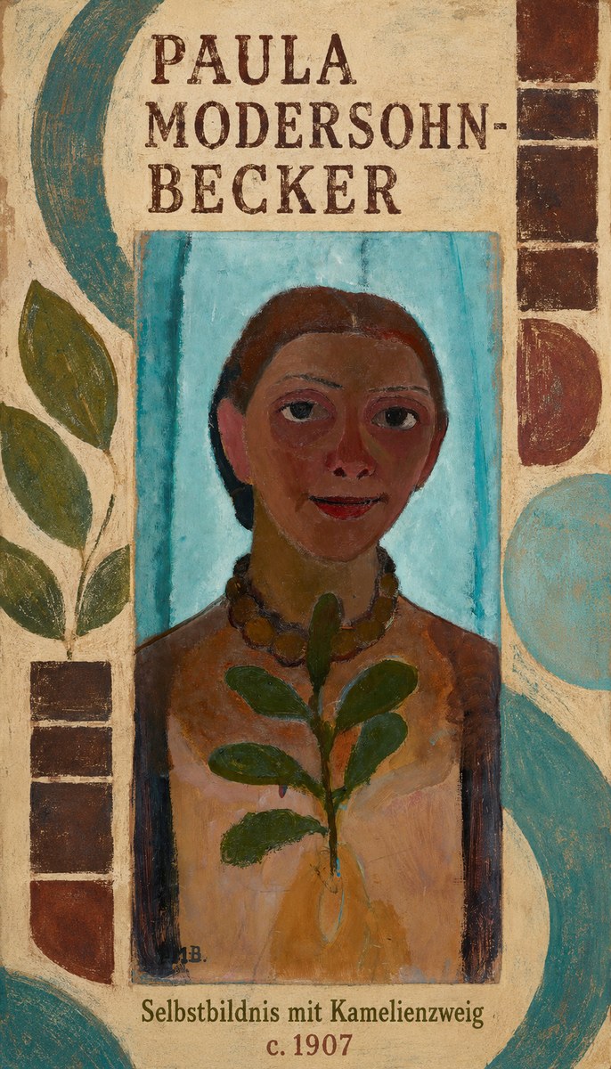 Paula Modersohn-Becker Selbstbildnis Mit Kamelienzweig No6 - Poster