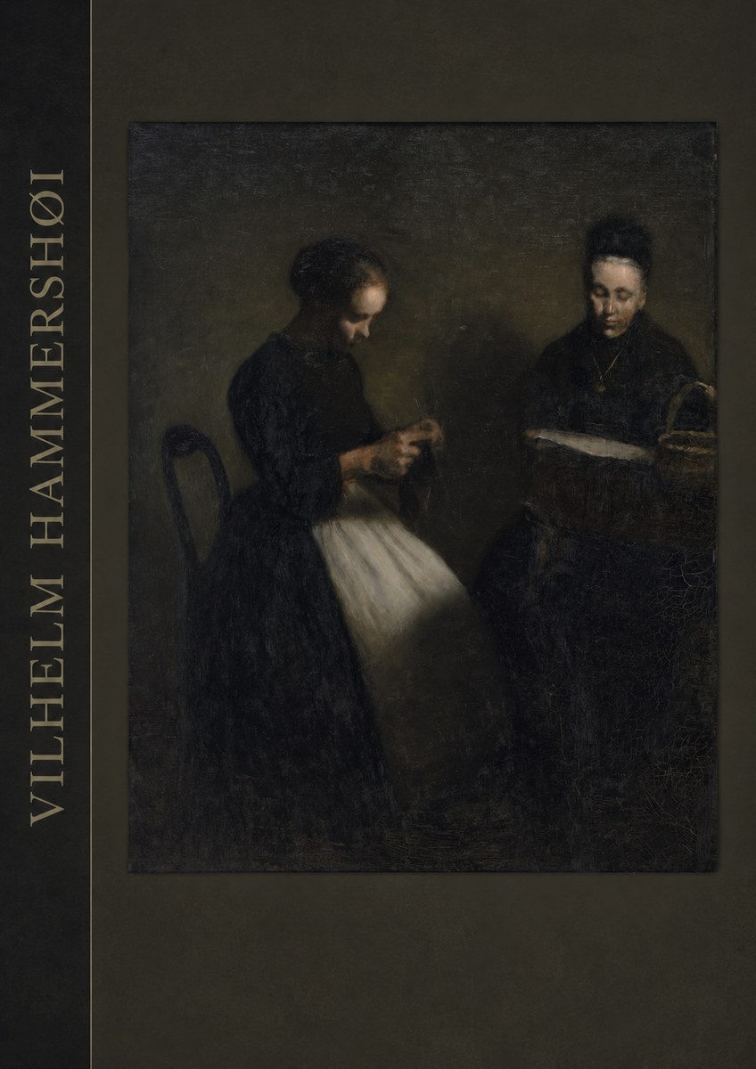 Vilhelm Hammershøi Two Women Knitting No2 - Poster