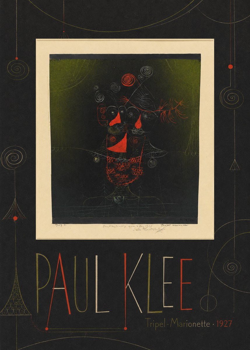 Paul Klee Tripel-marionette No4 - Poster