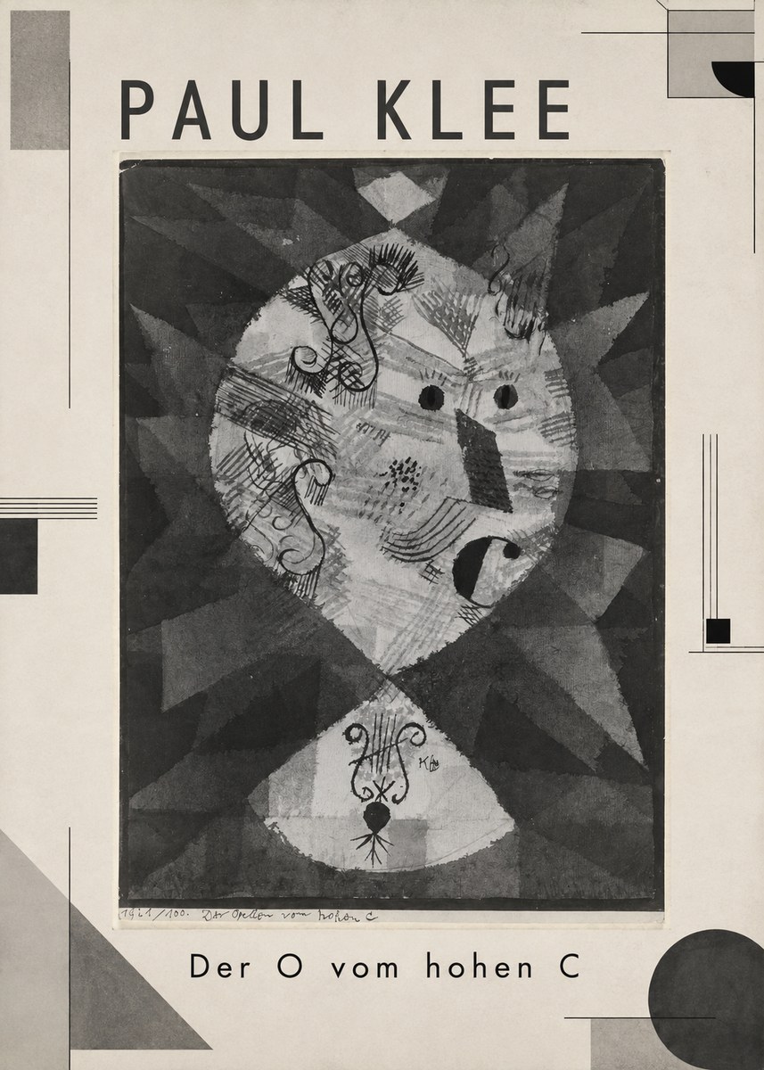 Paul Klee Der O Vom Hohen C No1 - Poster