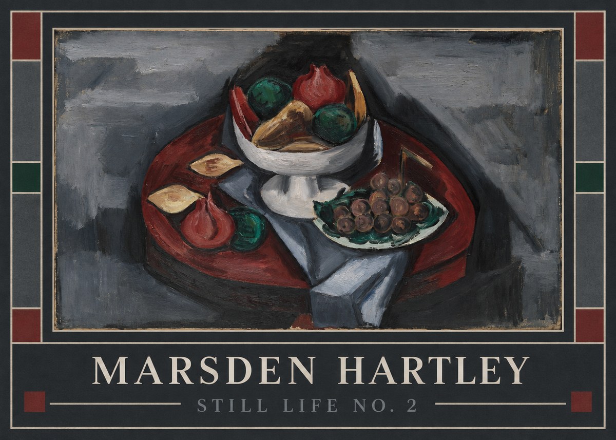 Marsden Hartley Still Life No. 2 No6 - Poster