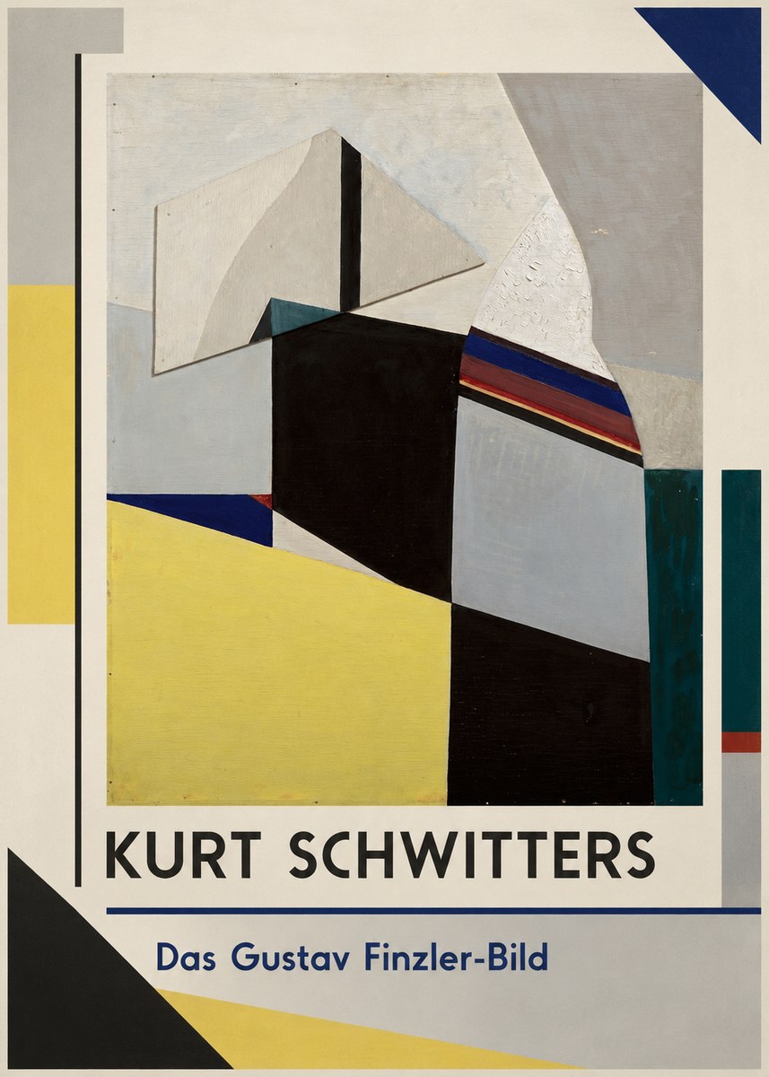 Kurt Schwitters Das Gustav Finzler-bild No1 - Poster