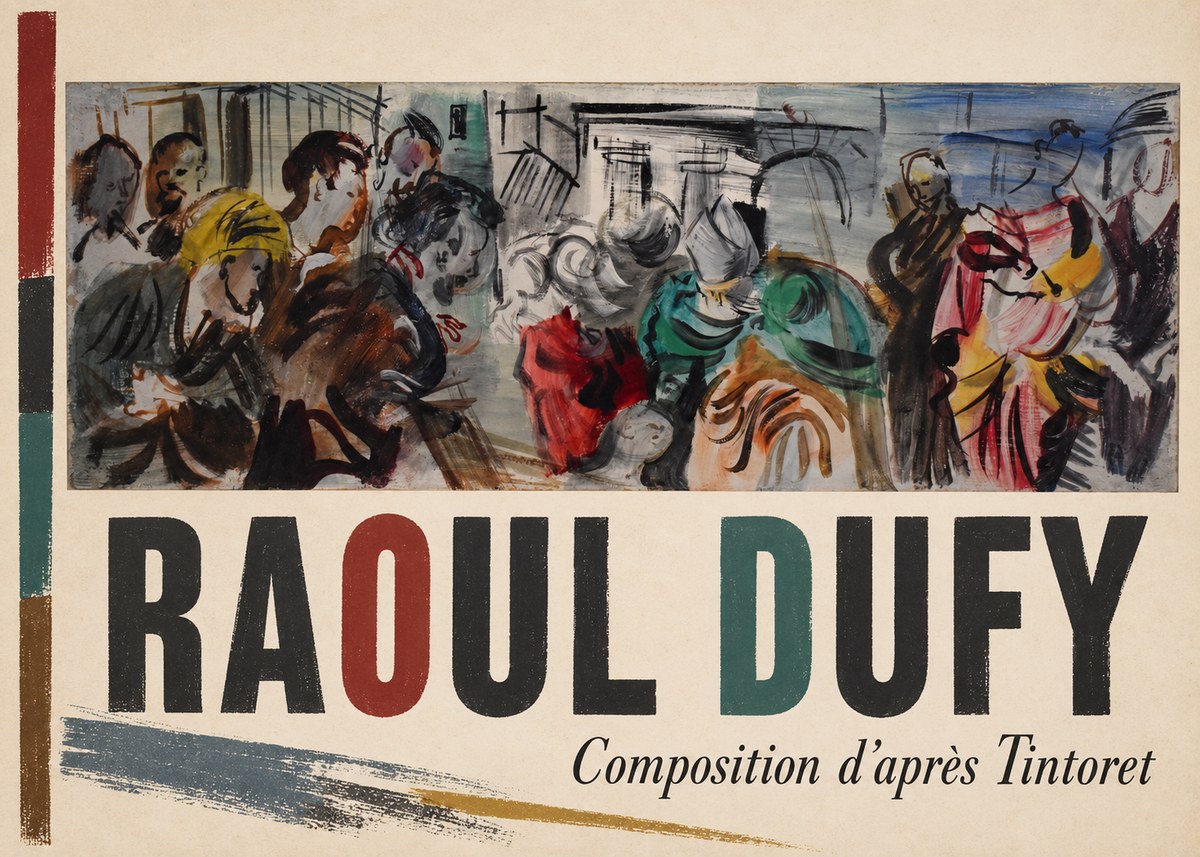 Raoul Dufy Composition D'après Tintoret No2 - Poster