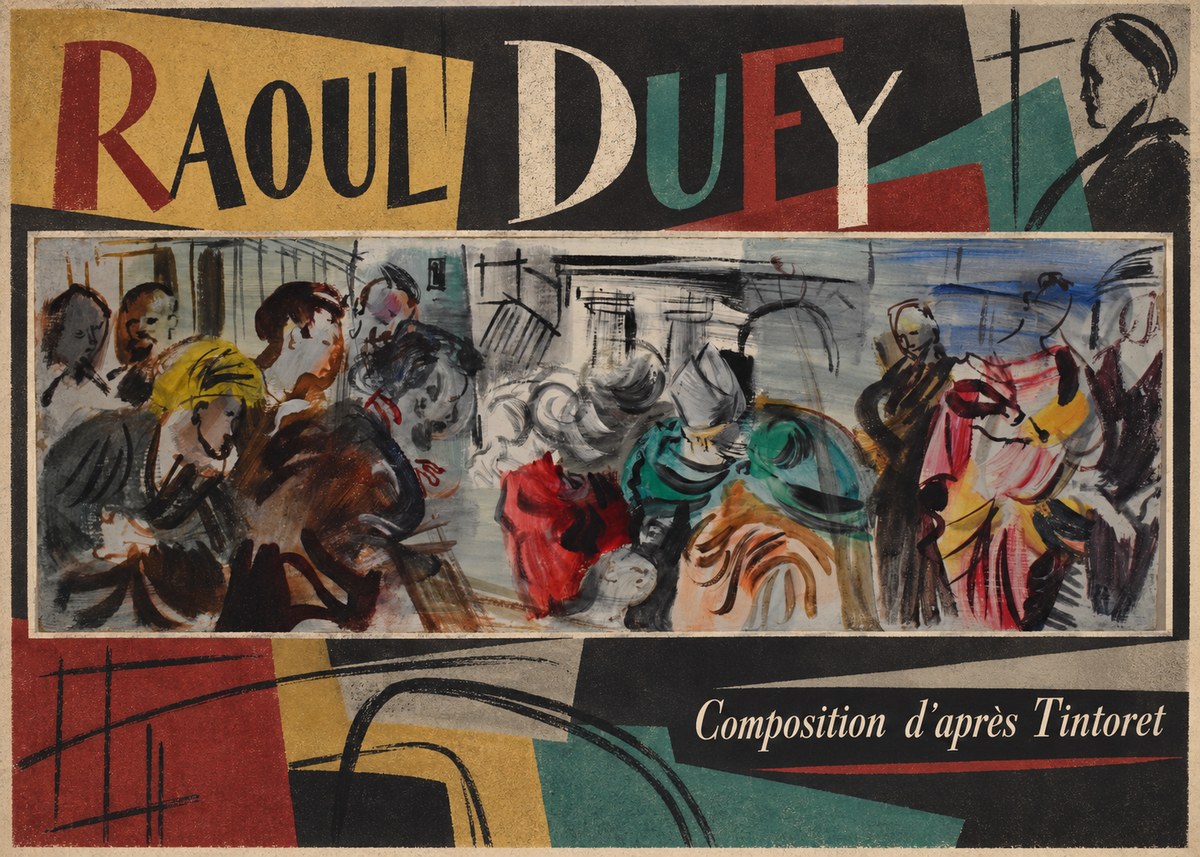Raoul Dufy Composition D'après Tintoret No4 - Poster