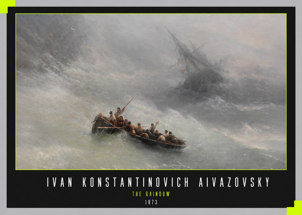 Ivan Konstantinovich Aivazovsky The Rainbow No4 - Poster