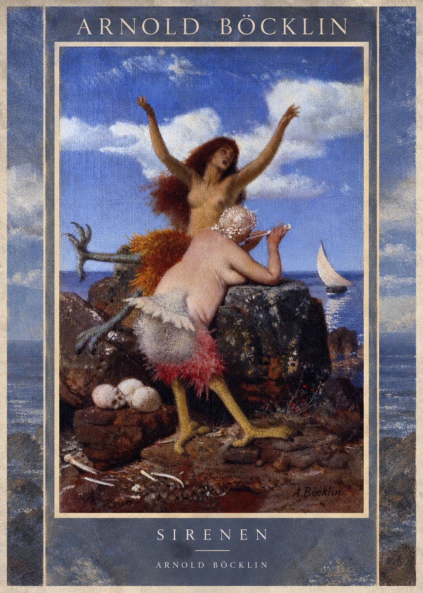 Arnold Böcklin Sirenen No5 - Poster