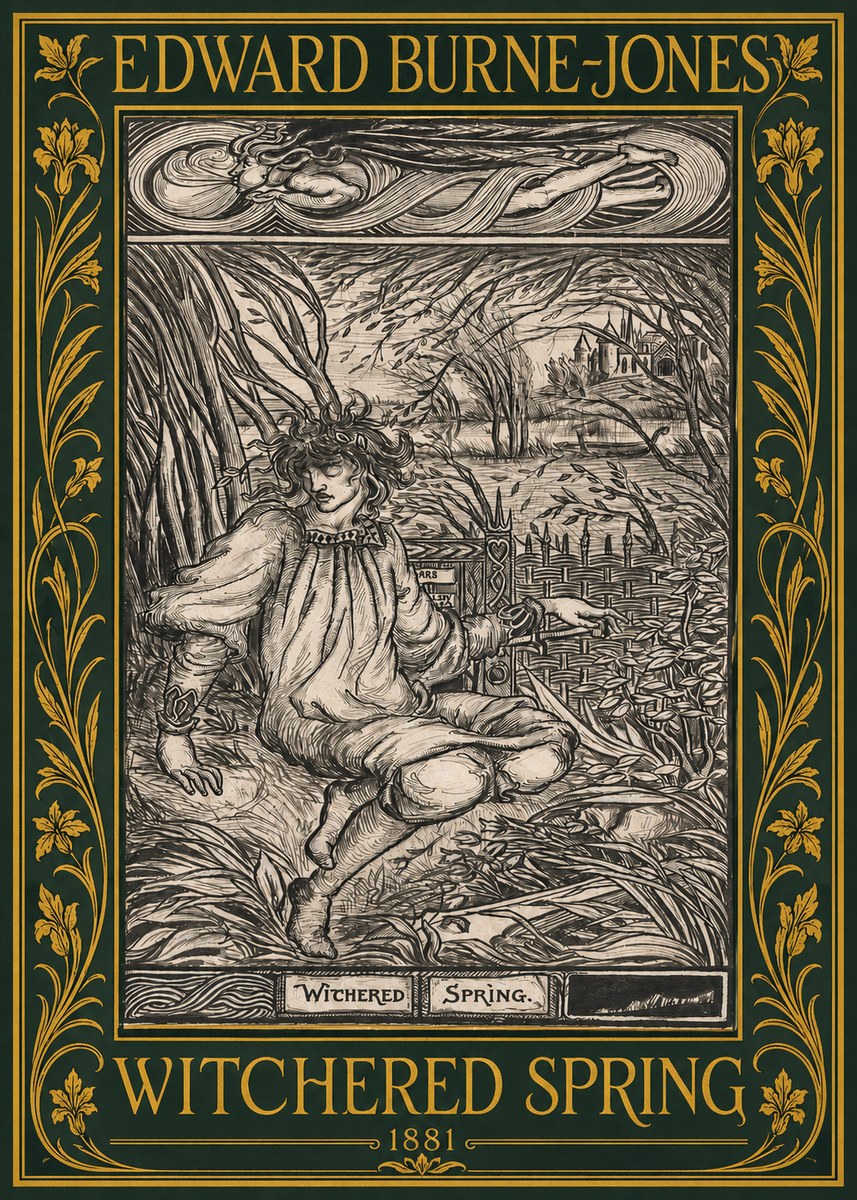 Edward Burne-Jones Withered Spring No2 - Poster