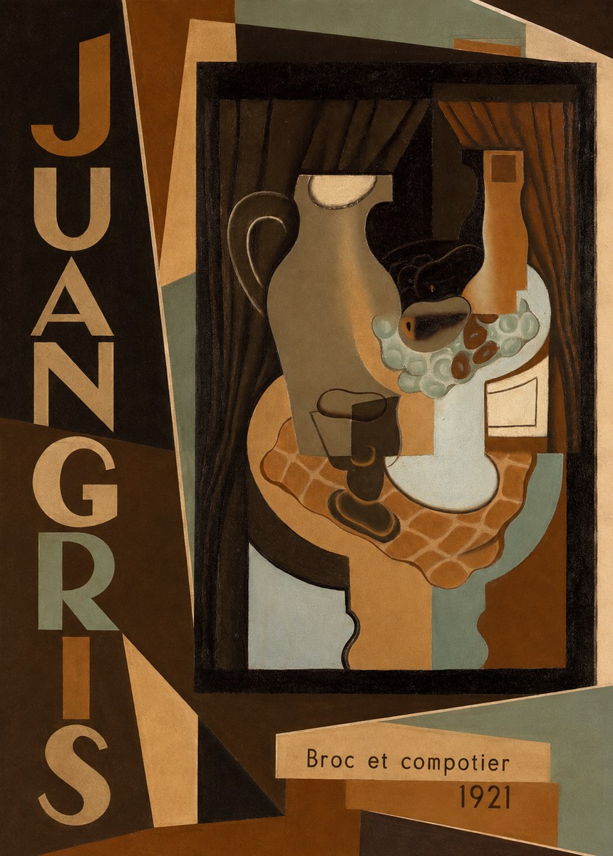 Juan Gris Broc Et Compotier No2 - Poster