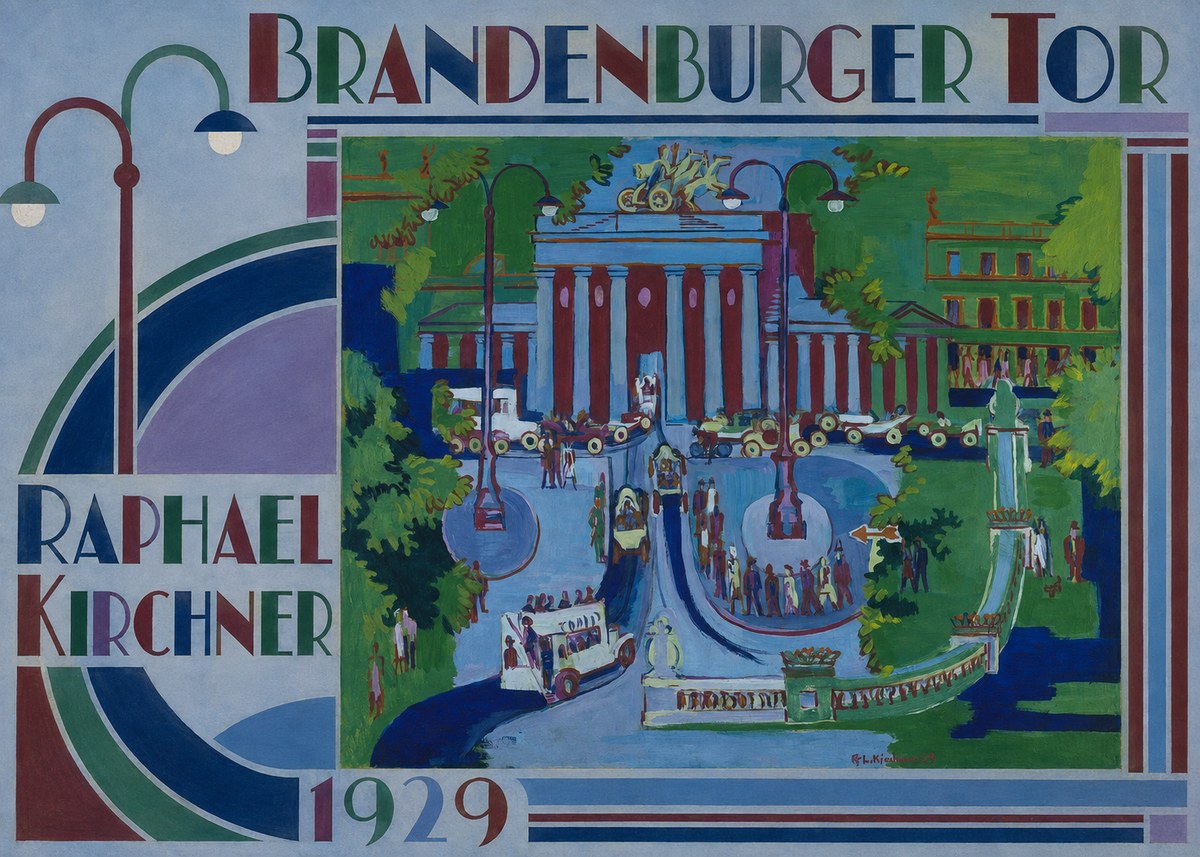 Raphael Kirchner Brandenburger Tor 1929 No5 - Poster
