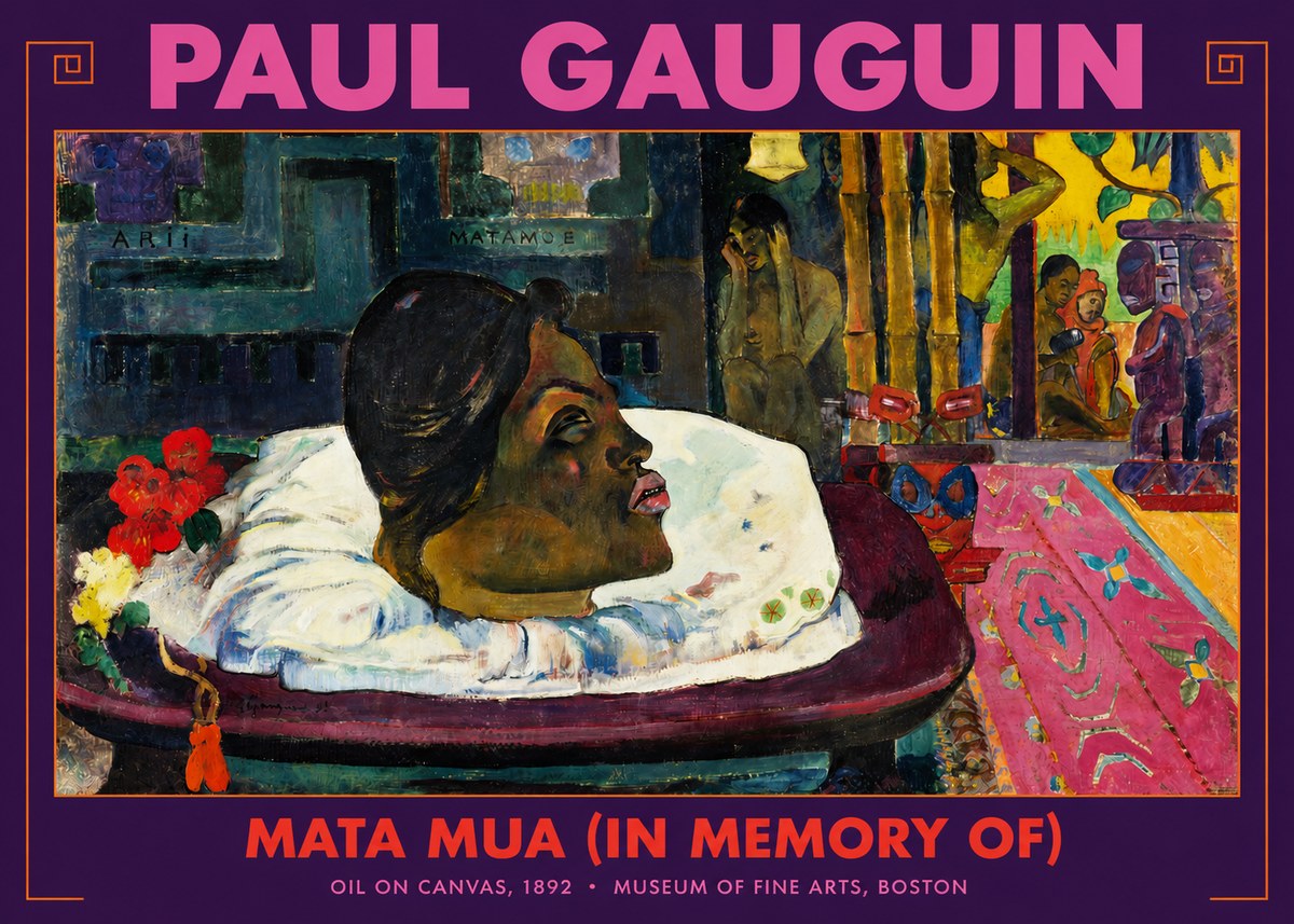 Paul Gauguin Mata Mua (in Memory Of) No2 - Poster
