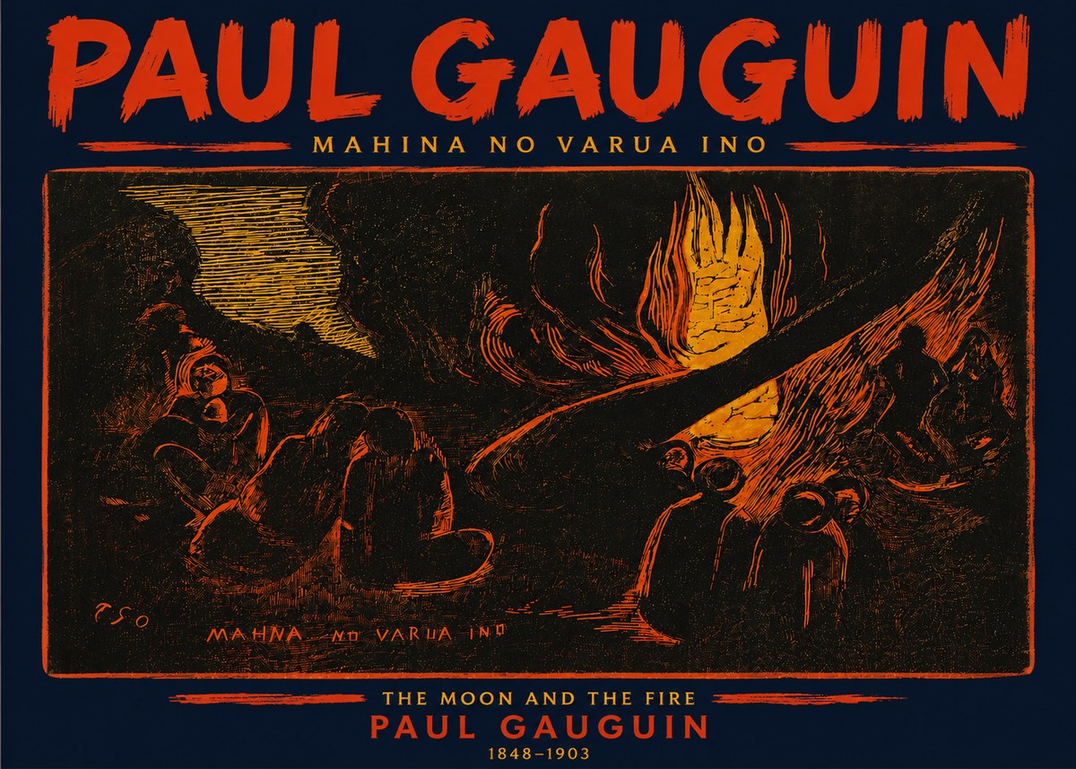 Paul Gauguin Mahina No Varua Ino No4 - Poster