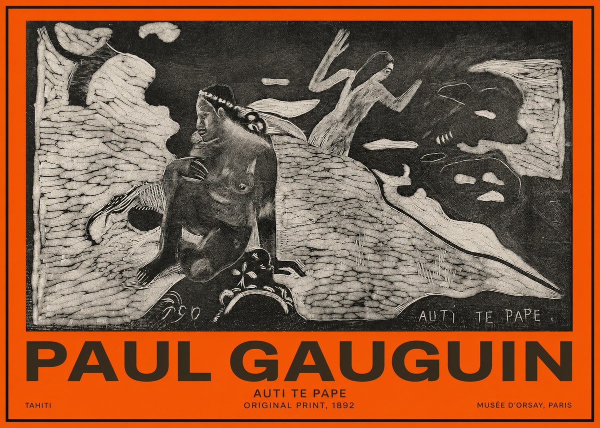 Paul Gauguin Auti Te Pape No2 - Poster