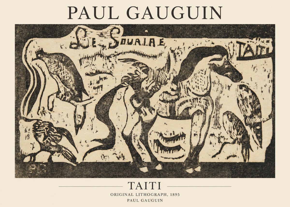 Paul Gauguin Taiti No1 - Poster