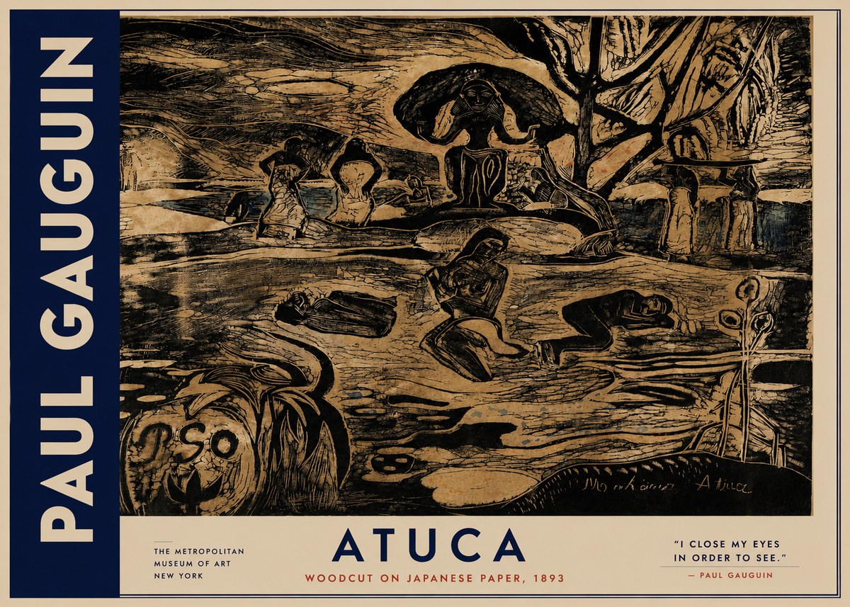Paul Gauguin Atuca No3 - Poster