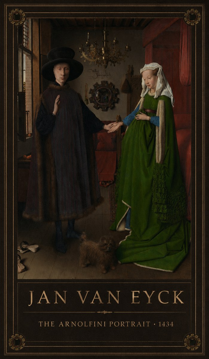 Jan van Eyck The Arnolfini Portrait I No1 - Poster