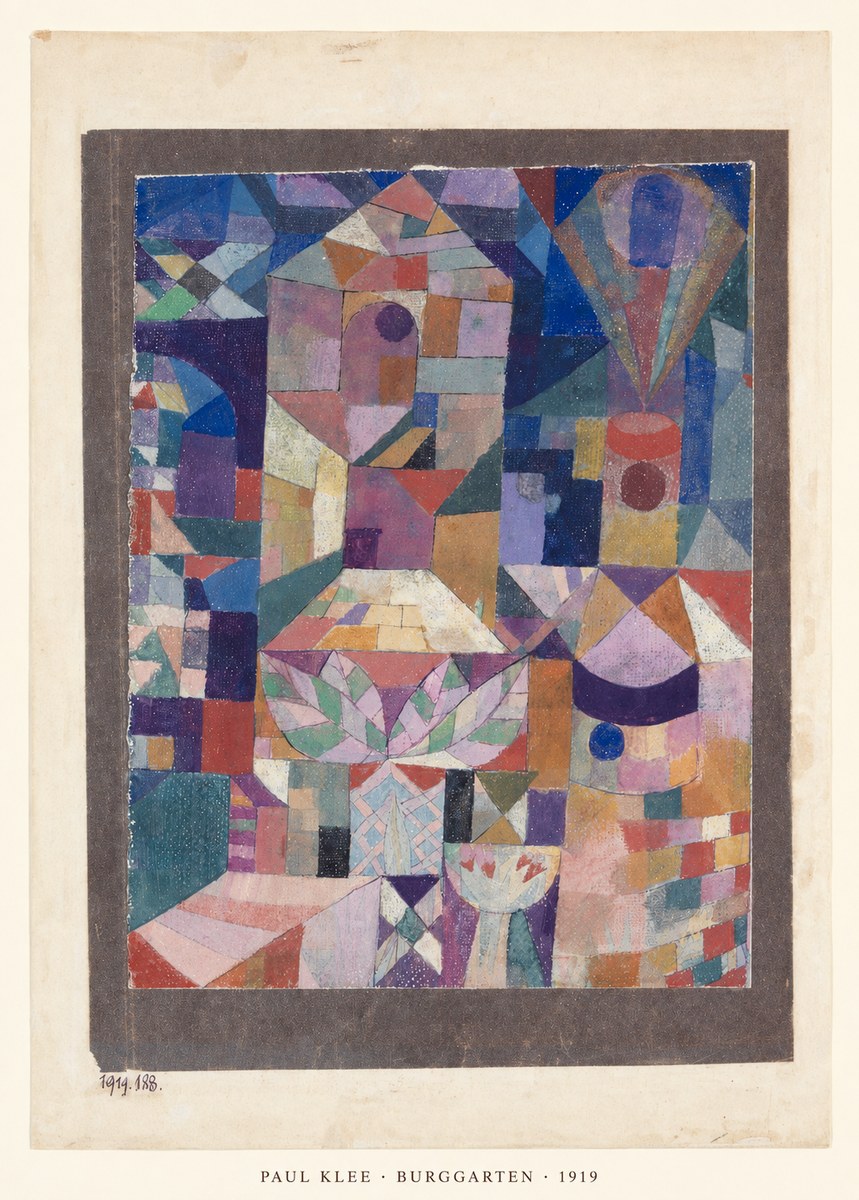 Paul Klee Burggarten No6 - Poster