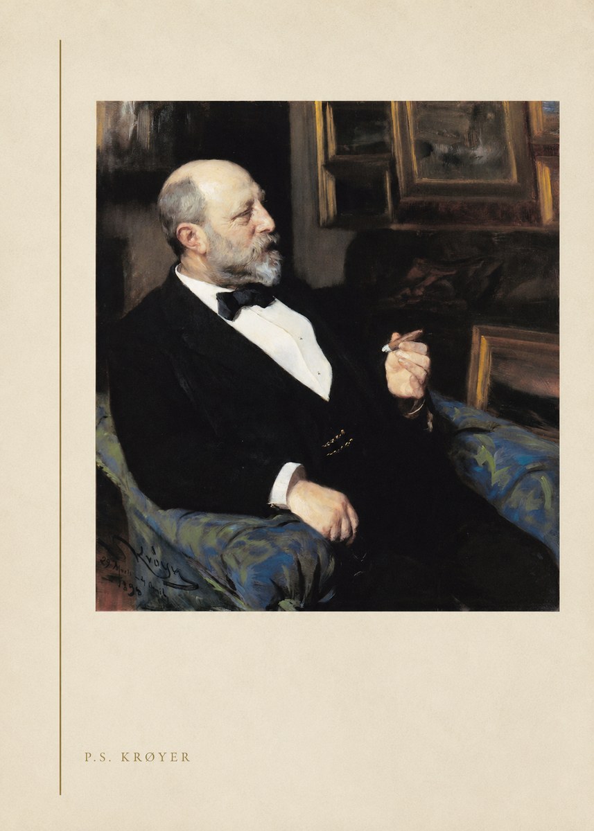 P.S. Krøyer Self-portrait I No2 - Poster