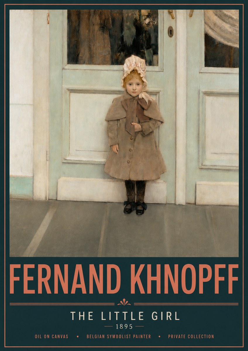 Fernand Khnopff The Little Girl No4 - Poster
