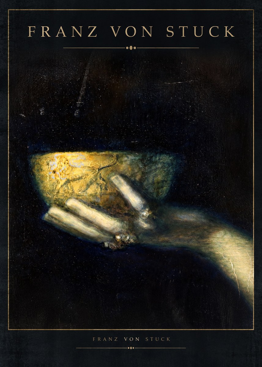 Franz von Stuck Die Schöne Hand Mit Der Schale No2 - Poster