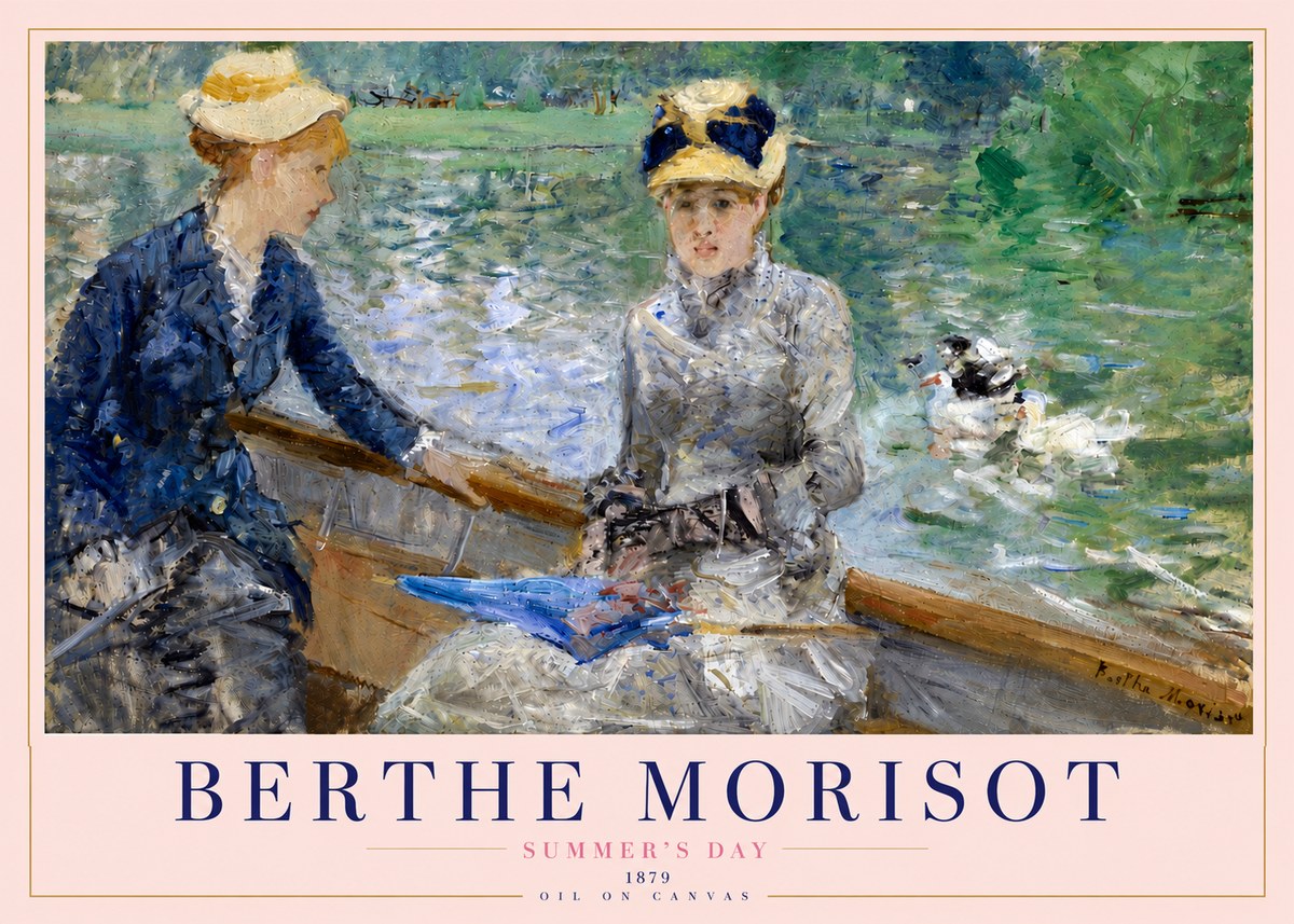 Berthe Morisot Summer's Day No4 - Poster