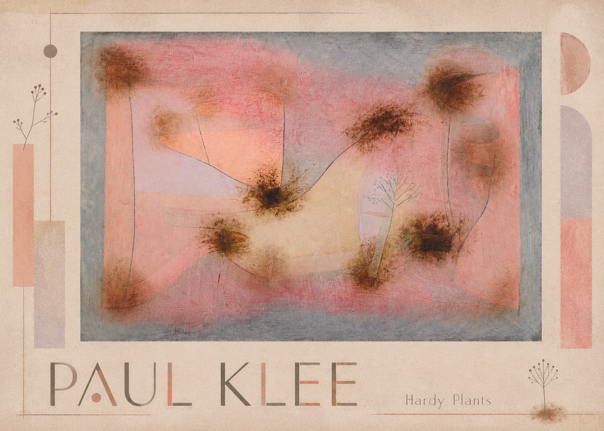 Paul Klee Hardy Plants I No1 - Poster