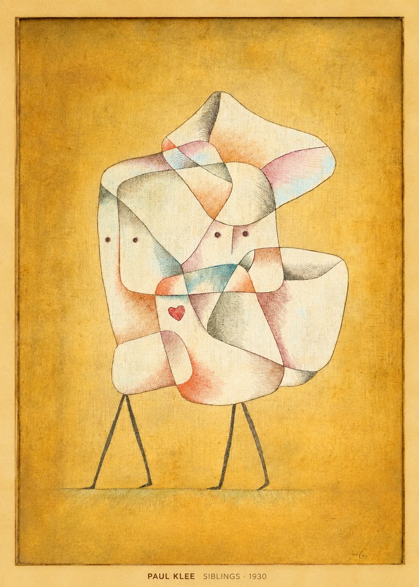 Paul Klee Siblings No5 - Poster