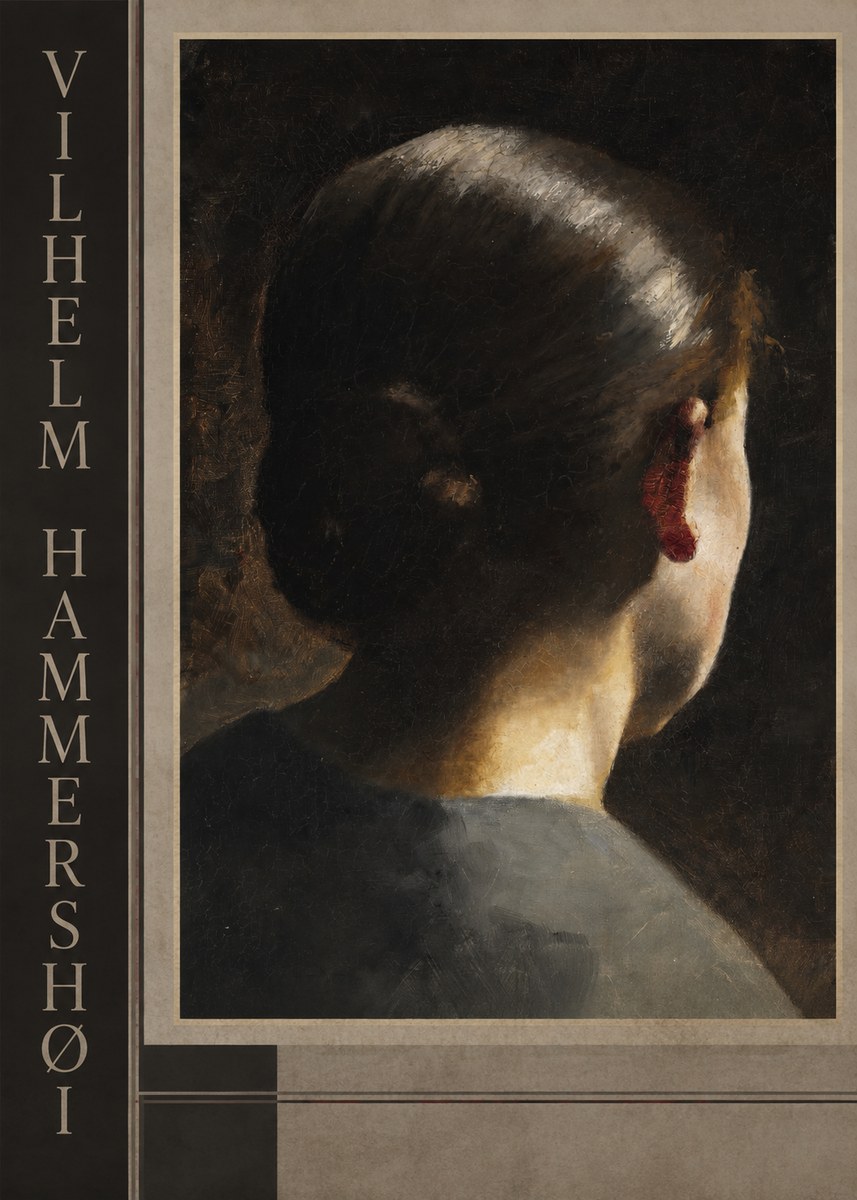 Vilhelm Hammershøi Woman from Behind No2 - Poster
