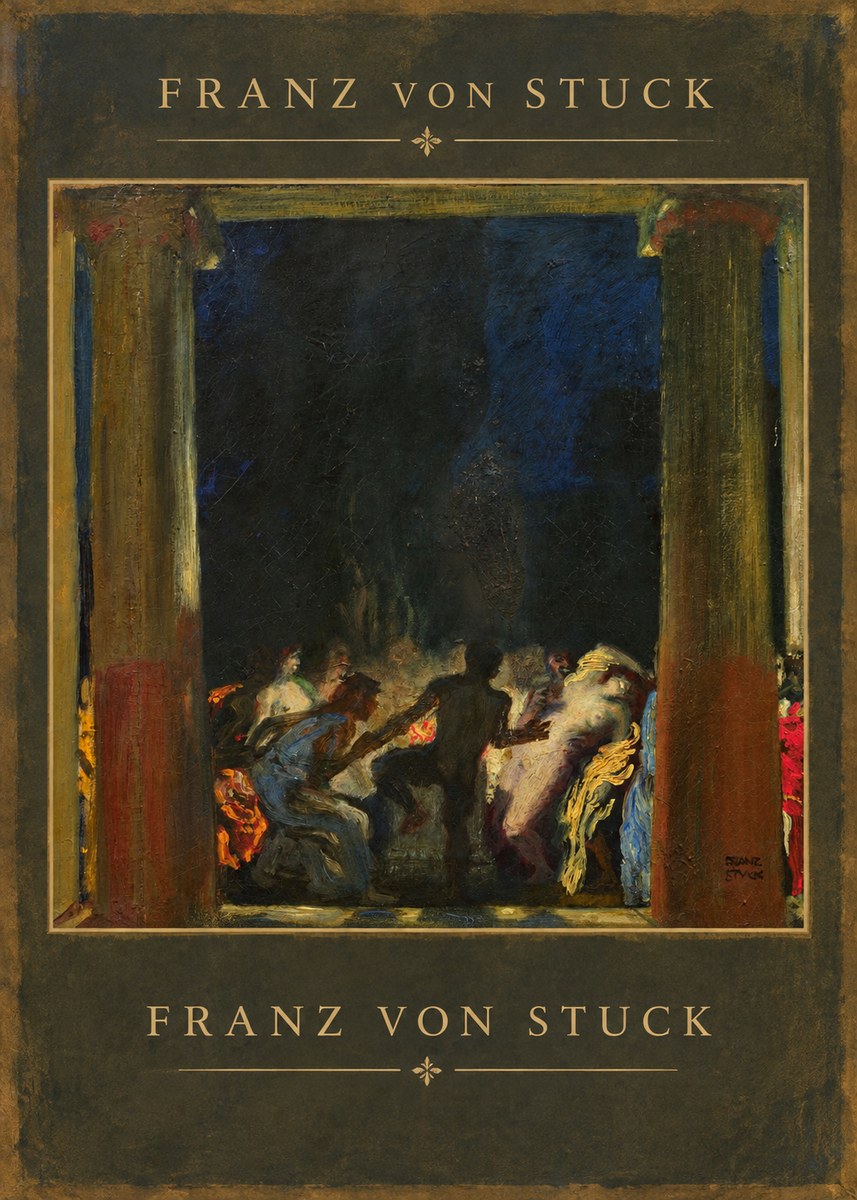 Franz von Stuck Bacchic Revel No2 - Poster