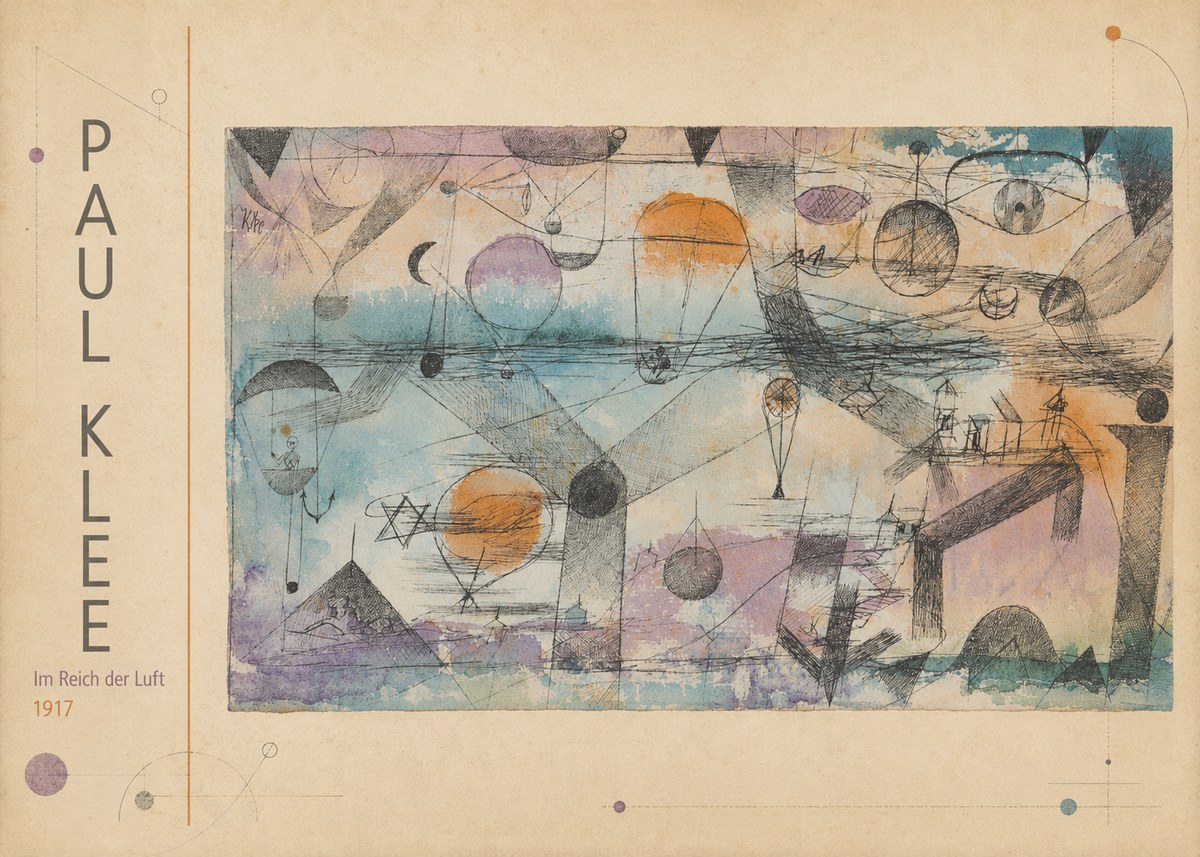 Paul Klee Im Reich Der Luft No2 - Poster