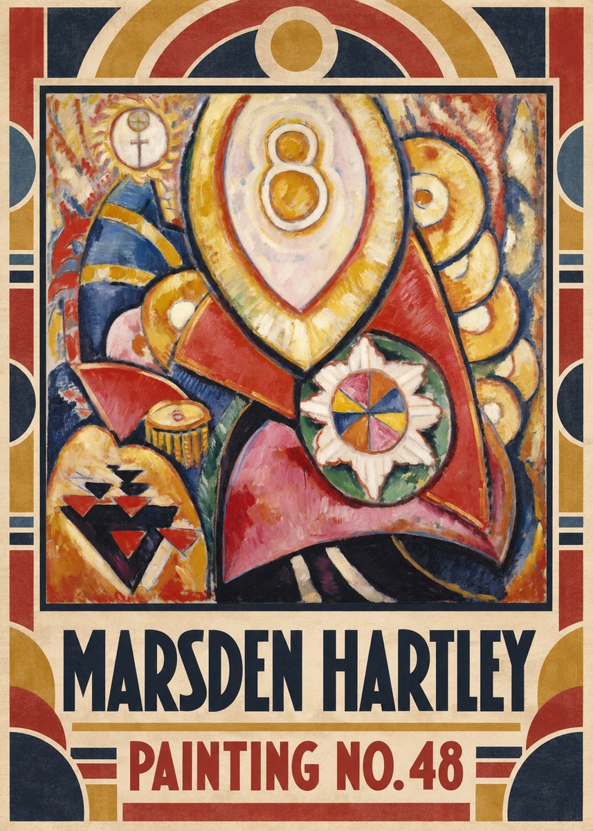 Marsden Hartley Painting No. 48 No1 - Poster