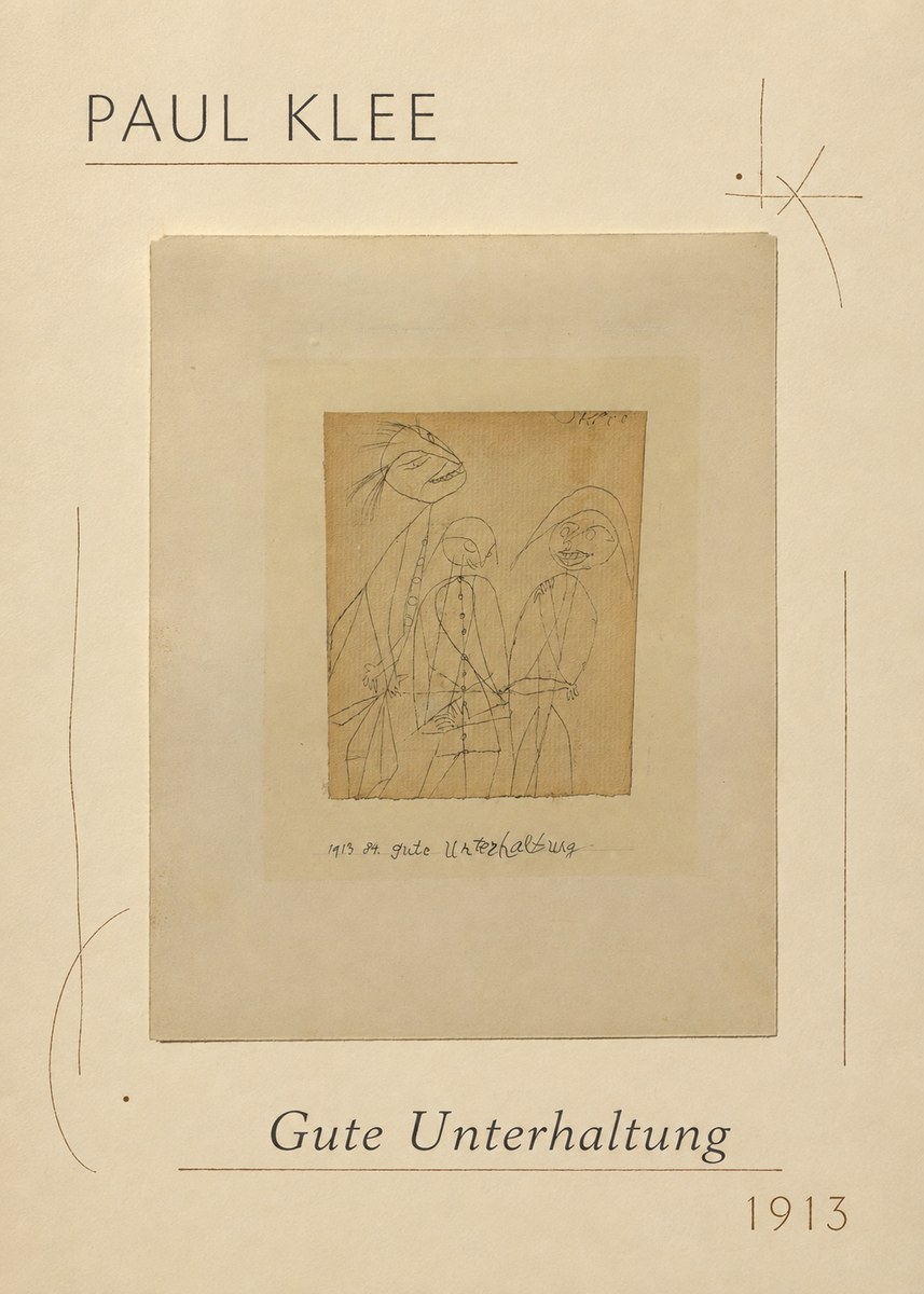 Paul Klee Gute Unterhaltung No1 - Poster