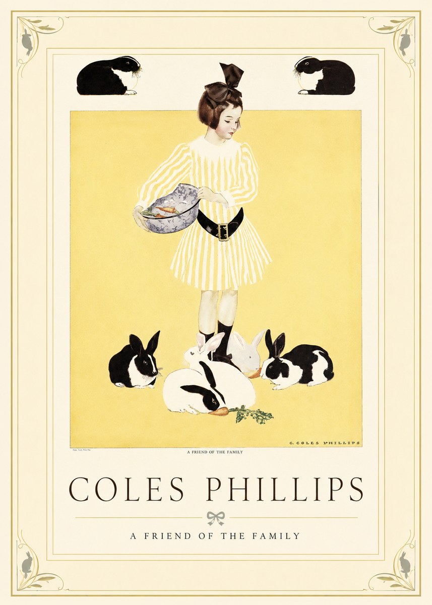 Coles Phillips A Friend of the Family No1 - Poster