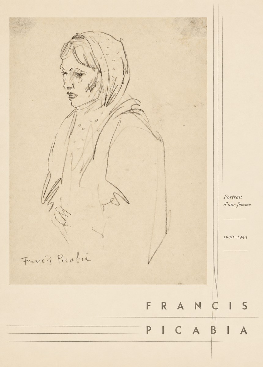 Francis Picabia Portrait D'une Femme No4 - Poster