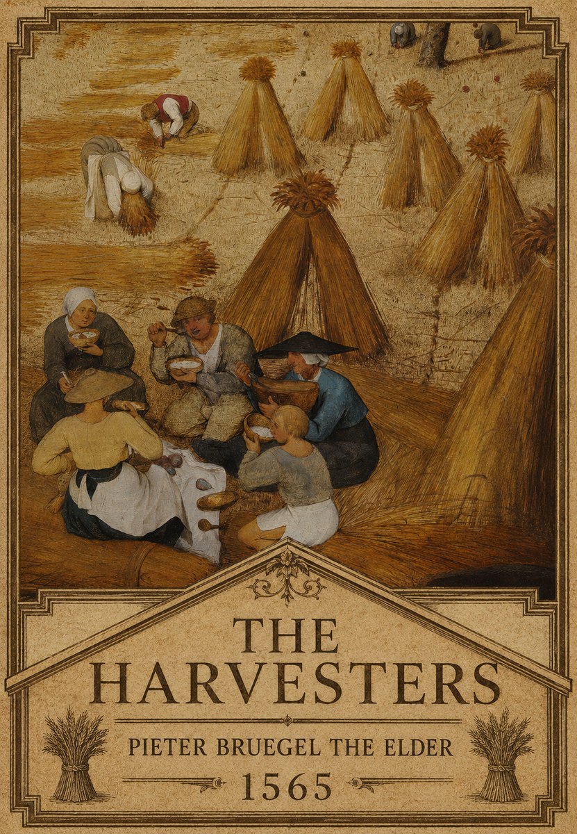 Pieter Bruegel The Harvesters I No6 - Poster