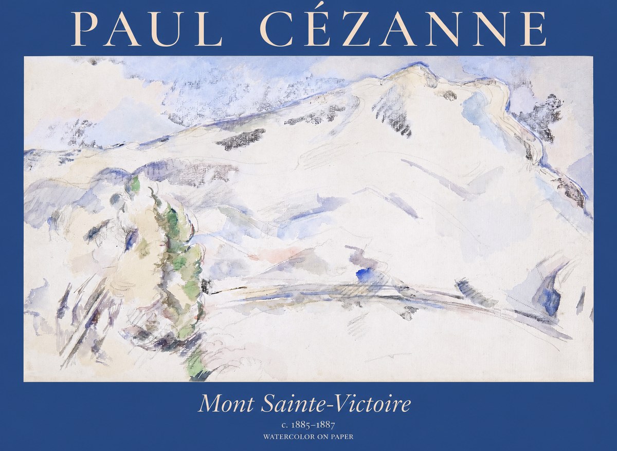 Paul Cézanne Mont Sainte-victoire No1 - Poster