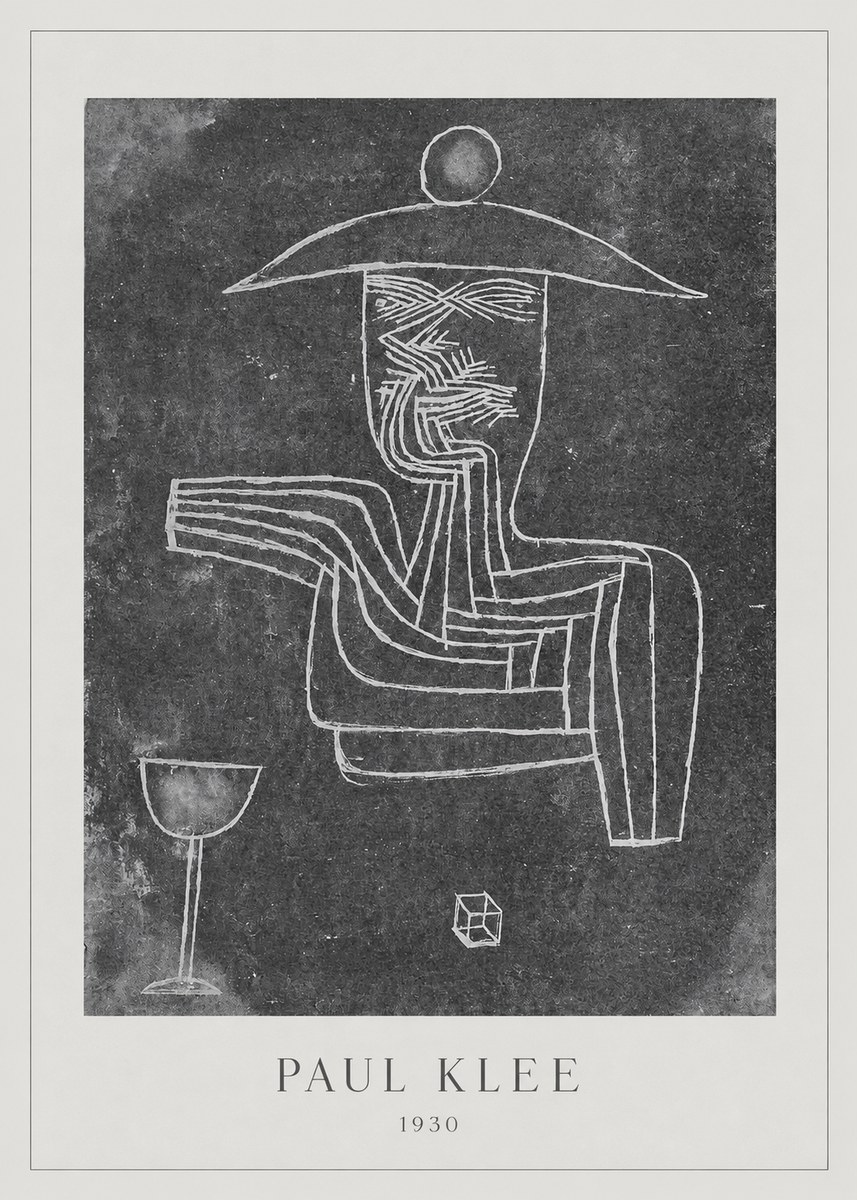 Paul Klee Figure of a Seer No3 - Poster